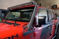 Picture of DV8 Offroad 2018+ Jeep Wrangler JL Over Windshield Light Bar Bracket