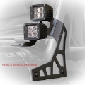 Picture of DV8 Offroad 2018+ Jeep Wrangler JL A-Pillar Pod Led Light Mount