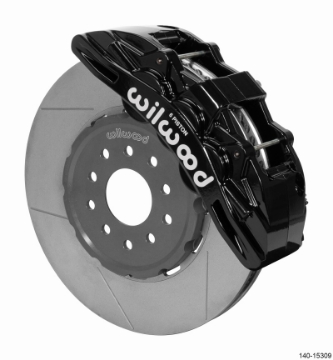 Picture of Wilwood SX6R Front Brake Kit 14in GT Slotted Black 05-13 Chevy Corvette