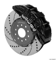 Picture of Wilwood SX6R Front Brake Kit 14in SRP Slotted-Drilled Black 05-13 Chevy Corvette