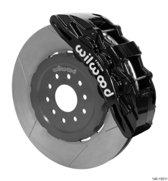 Picture of Wilwood SX6R Front Brake Kit 15in GT Slotted Black 05-13 Chevy Corvette
