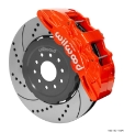 Picture of Wilwood SX6R Front Brake Kit 15in SRP Slotted-Drilled Red 05-13 Chevy Corvette