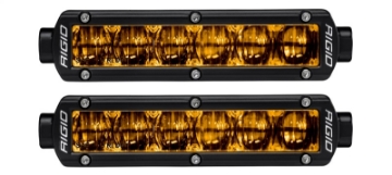 Picture of Rigid Industries 6in SR-Series Pro Dot - SAE Fog Lights Pair - Selective Yellow