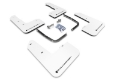 Picture of Rally Armor 19-22 Hyundai Veloster N White UR Mud Flap w- Black Logo