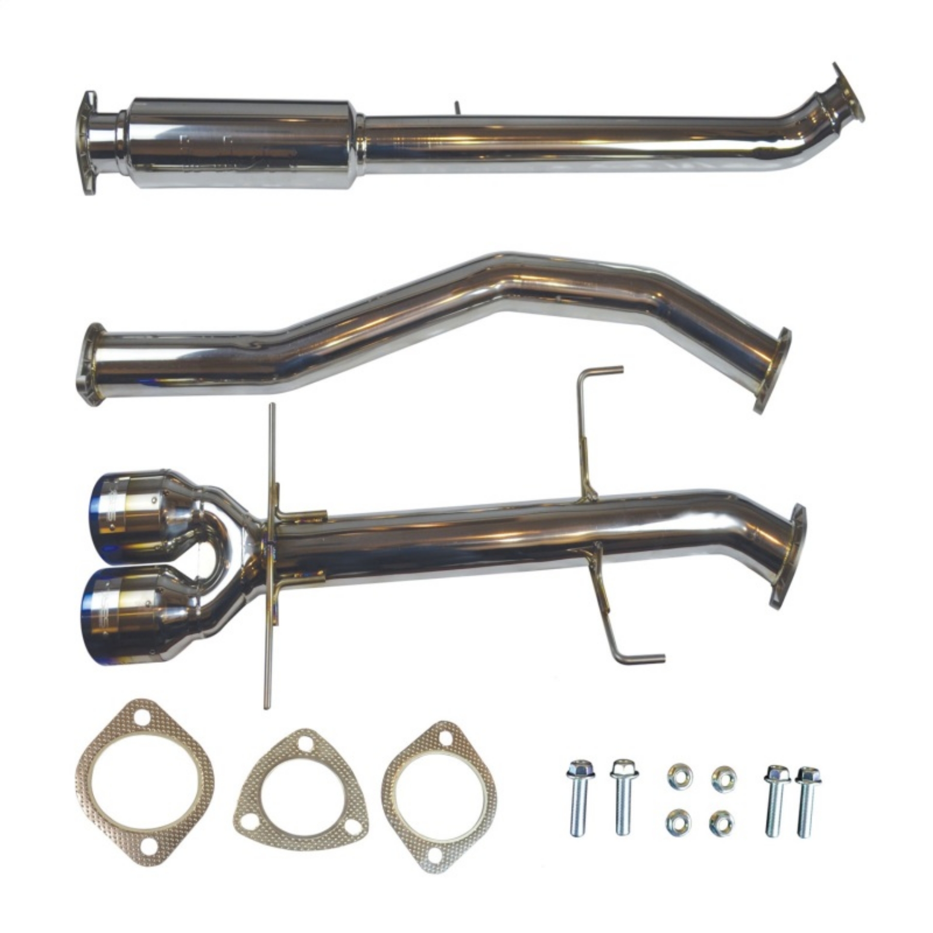 Picture of Injen 17-20 Honda Civic Si 1-5L Turbo Sedan Only 3in Cat-Back Stainless Steel Exhaust