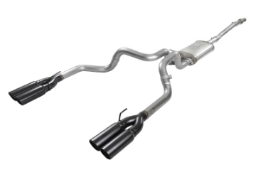 Picture of aFe Vulcan Series 3in 304 SS Exhaust Cat-Back w- Black Tips 2019 GM Silverado-Sierra 1500 V8-5-3L