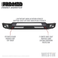 Picture of Westin  2019 Dodge Ram 1500  Excludes 1500 Classic & Rebel Models   Pro-Mod Front Bumper