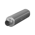 Picture of MBRP Universal Chambered Muffler 3in Inlet-Outlet 20in Body T409 NO DROPSHIP
