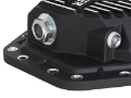Picture of aFe Power Pro Series Rear Diff Cover Black w-Machined Fins 17-19 Ford Diesel Trucks V8-6-7L w- Oil