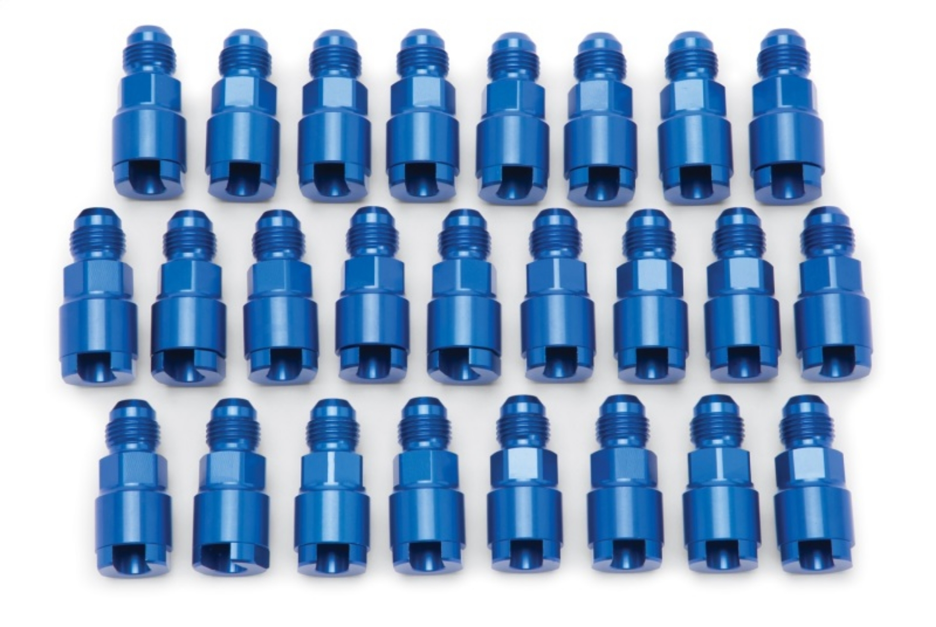 Picture of Russell Performance Adapter -6 AN Male to 5-16in Quick Disconnect Screw - Blue Bulk Pkg 25