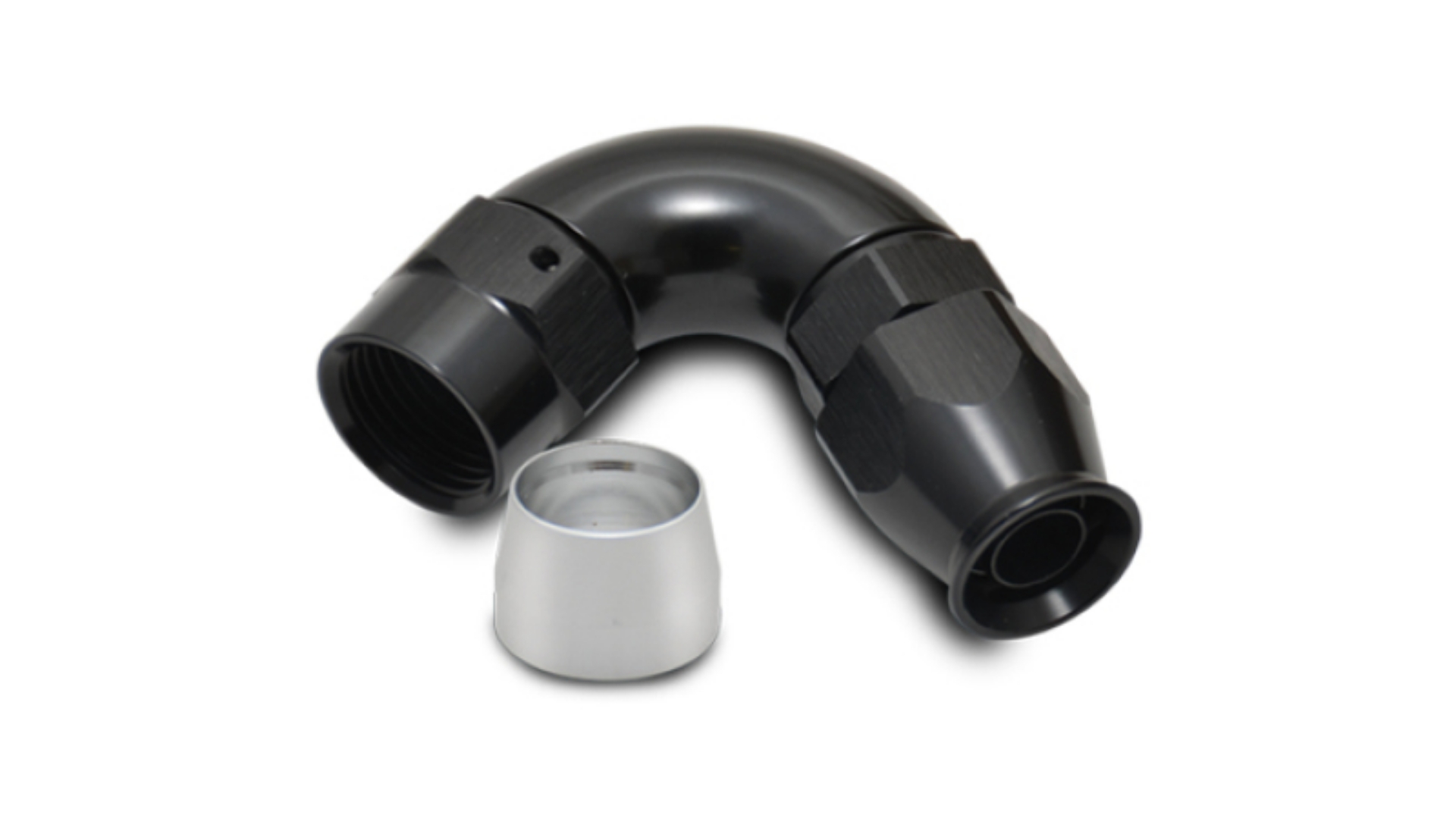 Picture of Vibrant -8AN 120 Degree Hose End Fitting for PTFE Lined Hose