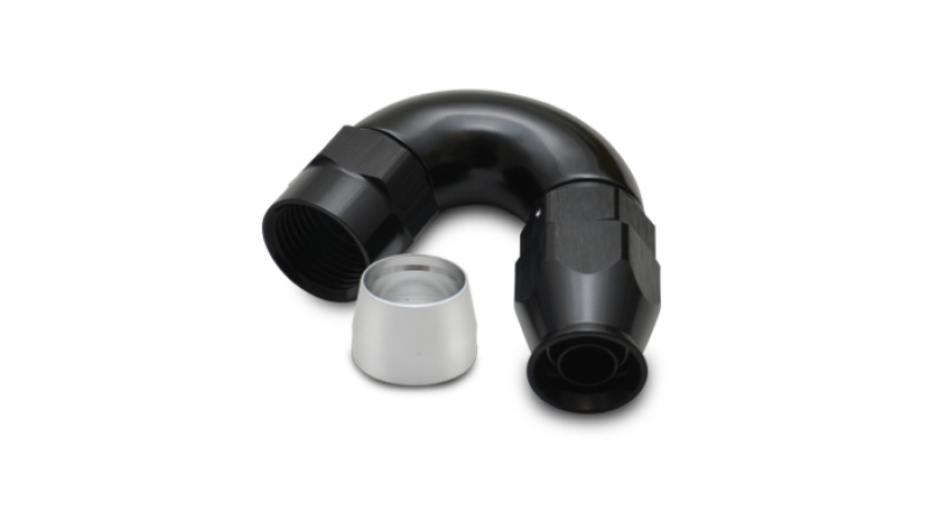 Picture of Vibrant -8AN 150 Degree Hose End Fitting for PTFE Lined Hose