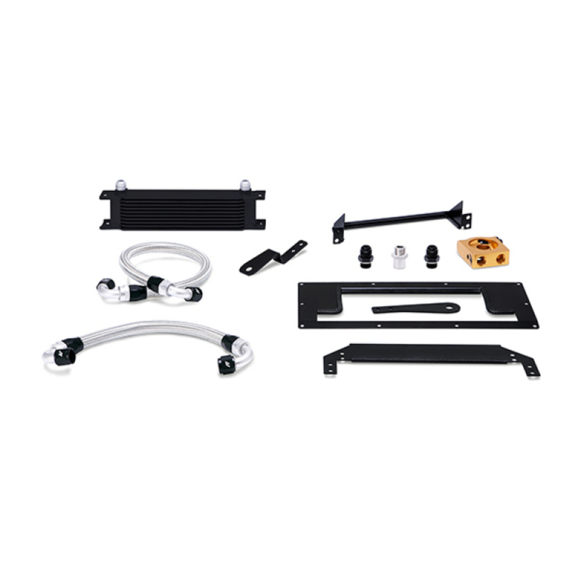 Picture of Mishimoto 99-05 Mazda Miata Thermostatic Oil Cooler Kit - Black