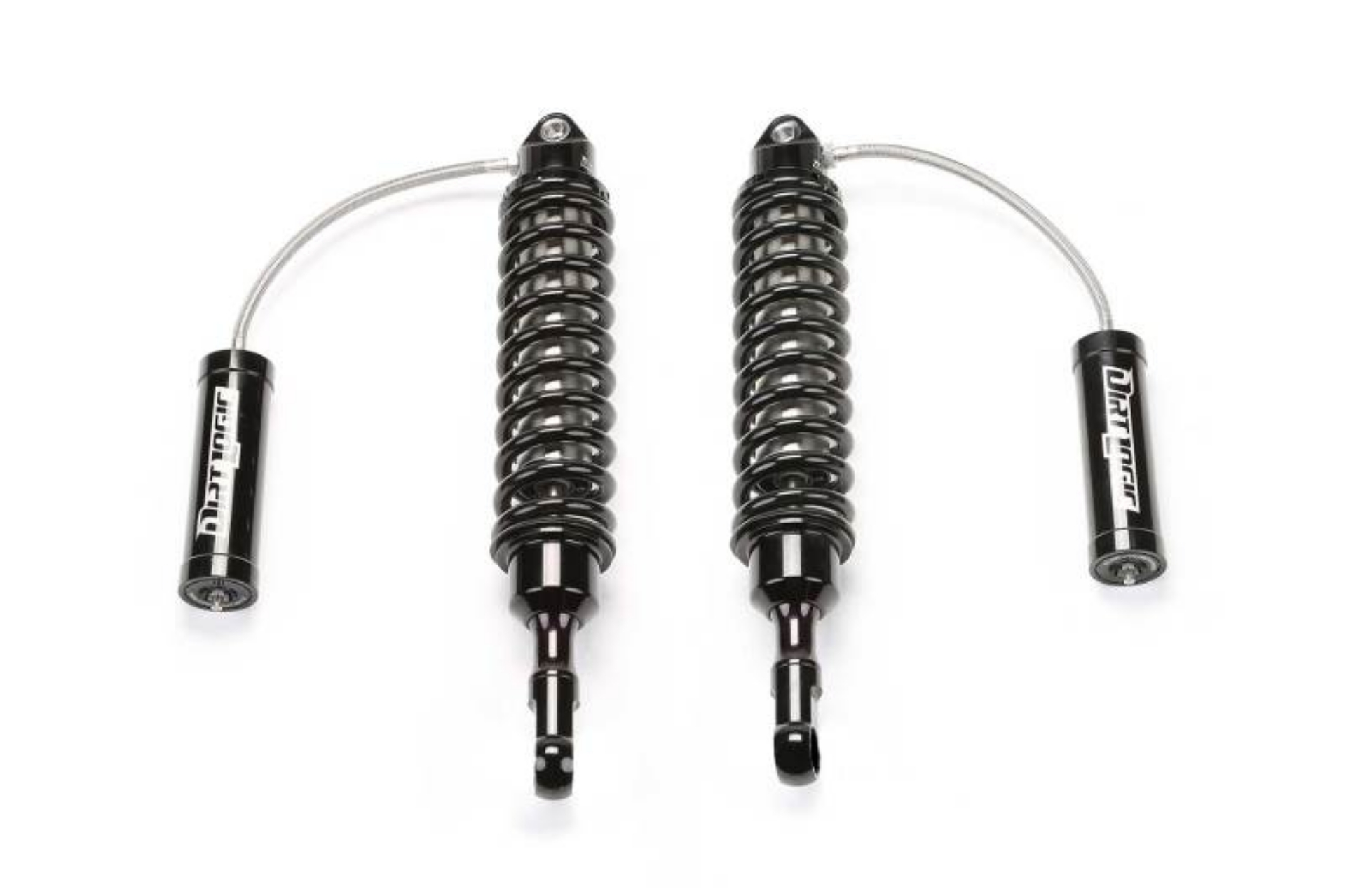 Picture of Fabtech 15-18 Ford F150 2WD 4in Front Dirt Logic 2-5 Reservoir Coilovers - Pair