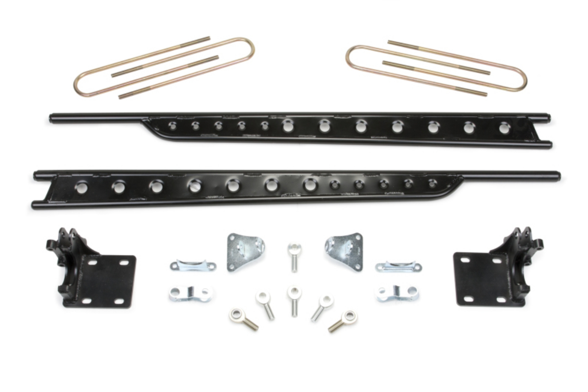 Picture of Fabtech 11-16 Ford F250-350 4WD Short Bed Floating Rear Traction Bar System