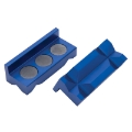 Picture of Russell Performance Blue Anodized Billet Aluminum Vice Jaws