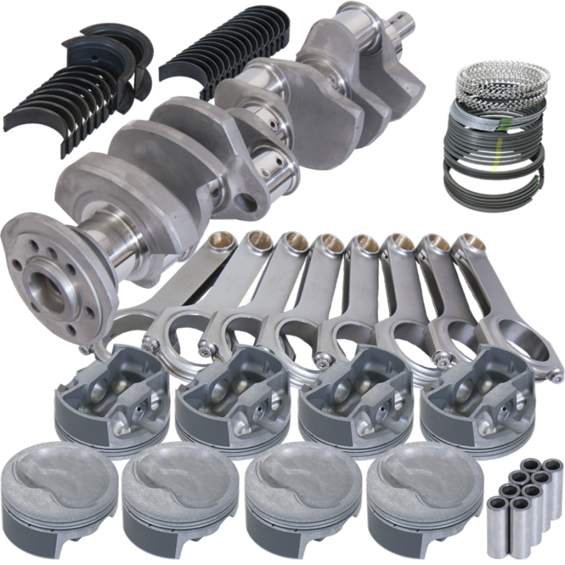 Picture of Eagle Chevrolet Small Block Rotating Assembly +-030 Bore 6in H-Beam Rods 3-75 Stroke