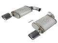 Picture of aFe MACH Force Xp SS Axle Back Exhaust System w- Carbon Fiber Tips 15-17 Ford Mustang GT V8-5-0L