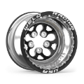 Picture of Weld Alpha-1 15x12 - 5x4-75 BP - 3in- BS Black Wheel - Black Double Beadlock MT