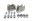 Picture of BuiltRight Industries Riser Mount Pair - Includes 1in-2-25in Clamps