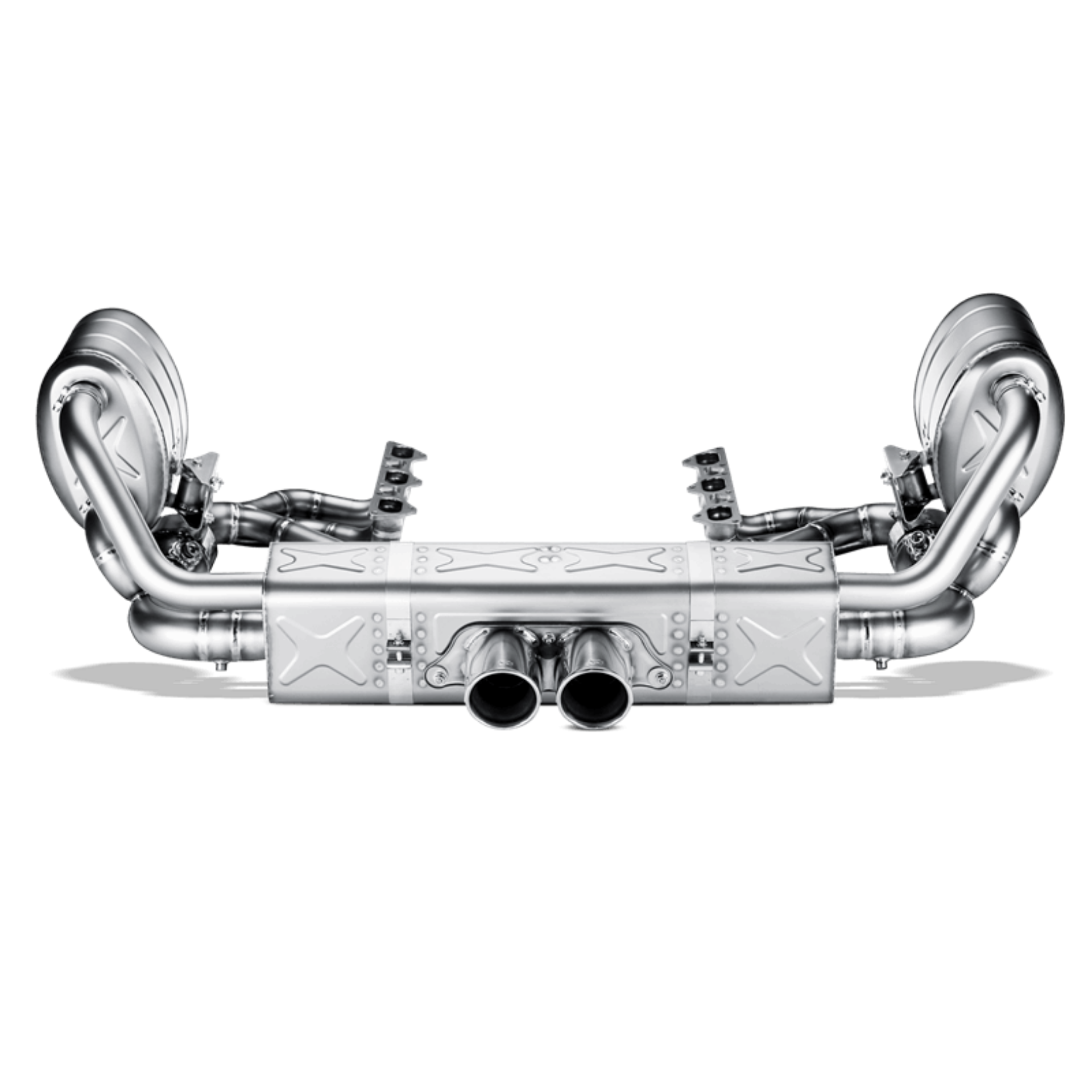 Picture of Akrapovic 06-09 Porsche 911 GT3-RS 3-6 Evolution Line w- Header Titanium w- Titanium Tips