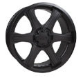Picture of Enkei BHAWK 22x9-5 6x139-7 30mm Offset 78mm Bore Black Wheel