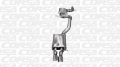 Picture of Corsa 06-10 Volkswagen GLI Mk5 Black Touring 3-0in Cat-Back Single Rear Exitn Black Pro-Series