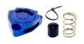 Picture of Torque Solution Blow Off BOV Sound Plate Blue 11+ Hyundai Veloster Turbo