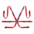 Picture of Sparco Belt Prime H7 6 Point 2in Red Harness