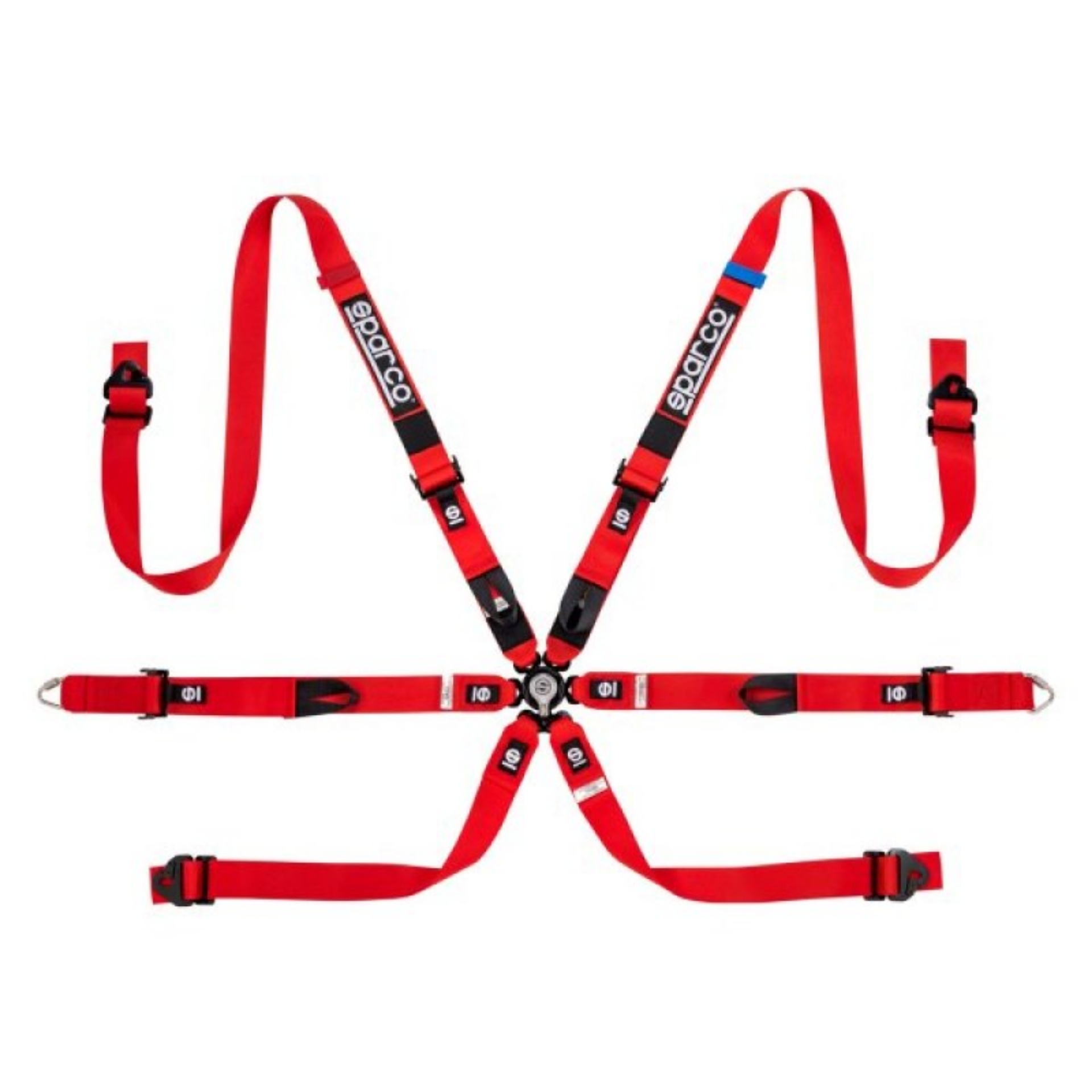 Picture of Sparco Belt Prime H7 6 Point 2in Red Harness