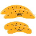 Picture of MGP 4 Caliper Covers Engraved F & R Oval Logo-Ford Yellow Finish Black Char 2007 Ford Expedition