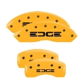 Picture of MGP 4 Caliper Covers Engraved F & R Oval Logo-Ford Yellow Finish Black Char 2009 Ford Explorer