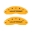 Picture of MGP 4 Caliper Covers Engraved Front Mustang Rear Pony Yellow Finish Black Char 2004 Ford Mustang