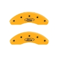 Picture of MGP 2 Caliper Covers Engraved Front Oval Logo-Ford Yellow Finish Blk Char 2004 Ford Focus