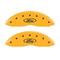 Picture of MGP 2 Caliper Covers Engraved Front Oval Logo-Ford Yellow Finish Blk Char 1998 Ford E-150