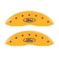Picture of MGP 2 Caliper Covers Engraved Front Oval Logo-Ford Yellow Finish Blk Char 1998 Ford E-150