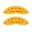 Picture of MGP 4 Caliper Covers Engraved F & R Block-Challenger Yellow Finish Black Char 2007 Dodge Charger