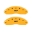 Picture of MGP 2 Caliper Covers Engraved Front MGP Yellow Finish Black Char 1998 Chevrolet Express 2500