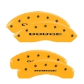 Picture of MGP 2 Caliper Covers Engraved Front MGP Yellow Finish Black Char 1998 Chevrolet Express 2500