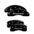 Picture of MGP 2 Caliper Covers Engraved Front MGP Yellow Finish Black Characters 1999 Chevrolet Tahoe