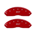 Picture of MGP 2 Caliper Covers Engraved Front & Rear HHR Yellow Finish Black Char 2010 Chevy HHR