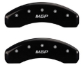 Picture of MGP 2 Caliper Covers MGP Black Finish Silver Characters 2018 Chevrolet Tahoe