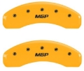 Picture of MGP 2 Caliper Covers MGP Yellow Finish Black Characters 2018 Chevrolet Tahoe