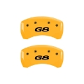 Picture of MGP 4 Caliper Covers Engraved Front Pontiac Rear G8 Yellow Finish Black Char 2008 Pontiac G8