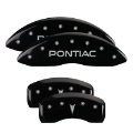 Picture of MGP 4 Caliper Covers Engraved Front Pontiac Rear Arrow Black Finish Sil Char 2004 Pontiac Bonneville