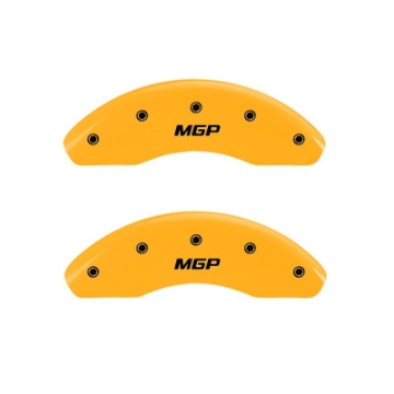 Picture of MGP 2 Caliper Covers Engraved Front MGP Yellow Finish Black Characters 1999 Honda Accord