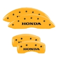 Picture of MGP 2 Caliper Covers Engraved Front MGP Yellow Finish Black Characters 1999 Honda Accord