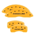 Picture of MGP 4 Caliper Covers Engraved F & R I-Vtec Yellow Finish Black Char 2010 Honda Accord Crosstour