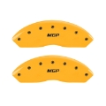 Picture of MGP 2 Caliper Covers Engraved Front MGP Yellow Finish Black Characters 2010 Mazda Tribute