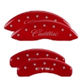 Picture of MGP 2 Caliper Covers Engraved Front MGP Red Finish Silver Characters 2007 GMC Canyon